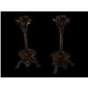 Image 4 : 19thc Pair of Aesthetic-Style Bronze Candlesticks