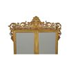 Image 2 : French 19c Gilt Brass Folding Vanity Mirror