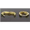 Image 3 : 14KT Yellow Gold Diamond Earrings