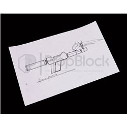 Star Trek: Deep Space Nine Alien Phaser Rifle Original Artwork
