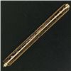 Image 3 : 14k Gold & Platinum Sapphire Open Filigree Fancy Bar Pin Brooch