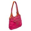 Image 2 : Coach Pink Canvas Leather Trim Shoulder Bag