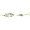 Image 4 : Graduated Pearl Necklace w/ Platinum Old European Diamond Handmade Clasp