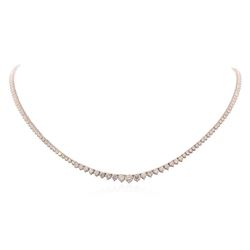 18KT White Gold 9.20 ctw Diamond Necklace