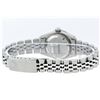 Image 6 : Rolex Ladies Stainless Steel 26MM Orange String Diamond Lugs Datejust Wristwatch