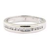Image 2 : 0.25 ctw Diamond Straight Line Band - 14KT White Gold