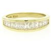 Image 5 : Honora 18K Gold 1.25 ctw Channel Elongated Princess Diamond Graduated Band Ring