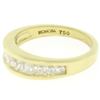 Image 8 : Honora 18K Gold 1.25 ctw Channel Elongated Princess Diamond Graduated Band Ring