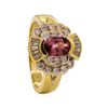 Image 4 : 1.82 ctw Pink Spinel and Diamond Ring - 18KT Yellow Gold