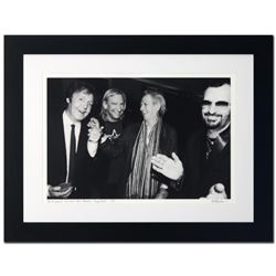 "Paul McCartney, Joe Walsh, Keith Richards & Ringo Starr" Limited Edition Giclee by Rob Shanahan, Nu
