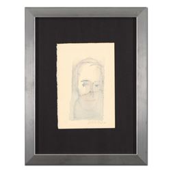 Judith Bledsoe (1928-2013), "Visage's Home" Framed Original Watercolor Painting, Hand Signed with Le