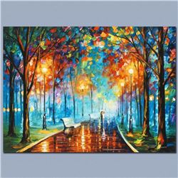 Leonid Afremov "Misty Mood" Limited Edition Giclee on Canvas, Numbered and Signed; Certificate of Au