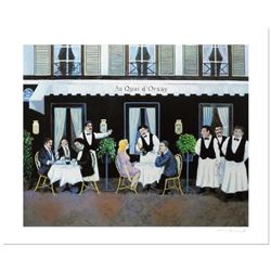 Guy Buffet, "Au Qui D Orsay" Limited Edition Serigraph; Numbered and Hand Signed with Certificate of