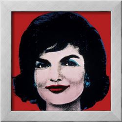 Andy Warhol "Jackie, c.1964 (On Red)" Custom Framed Offset Lithograph