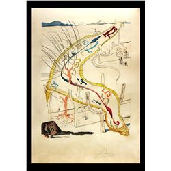 Salvador Dali- Original Engravings with Lithographic Color "Les montres gelatines de l'espace-temps"