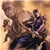Image 2 : Marvel Comics "Hawkeye: Blindside #4" Numbered Limited Edition Giclee on Canvas by Mike Perkins with