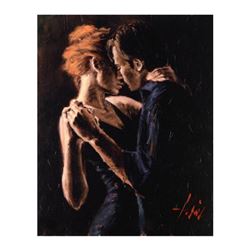 Fabian Perez, "Baladas Buenos Aires" Hand Textured Limited Edition Giclee on Board. Hand Signed and 