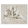 Image 1 : Marta Wiley, "Diana" Original Ink Sketch, Hand Signed and Thumb Printed with Certificate of Authenti