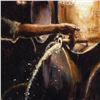 Image 2 : Fabian Perez, "Controlando La Botega" Hand Textured Limited Edition Giclee on Board. Hand Signed and