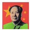 Image 1 : Steve Kaufman (1960-2010), "Mao" Hand Embellished Limited Edition Silkscreen on Canvas, Numbered 17/