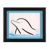 Image 1 : Wyland - "Dolphin" Framed Original Watercolor Painting, Hand Signed with Certificate of Authenticity