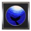 Image 1 : Wyland -"Whale Tail" Framed Original Watercolor Painting, Hand Signed with Certificate of Authentici