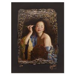 George Tsui,  Painting Eyebrow  Limited Edition Chiarograph, Numbered and Hand Signed with Letter of