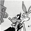 Image 2 : "Person To Bunny" Limited Edition Giclee from Warner Bros., Numbered with Hologram Seal and Certific