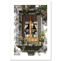 "La Ventana" Limited Edition Serigraph by Juan Medina, Numbered and Hand Signed with Certificate of 