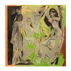 Ringo Daniel Funes - (Protege of Andy Warhol's Apprentice - Steve Kaufman) - "Les Demoiselles d'Avig