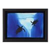 Image 1 : Wyland, "Two Turtles" Framed Original Watercolor Painting, Hand Signed with Certificate of Authentic