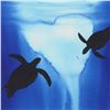 Image 2 : Wyland, "Two Turtles" Framed Original Watercolor Painting, Hand Signed with Certificate of Authentic