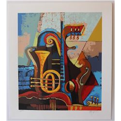 Igor Kovalev- Original Serigraph on Paper "Symphony I"