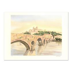 Victor Zarou,  Avignon  Limited Edition Lithograph, Numbered and Hand Signed.