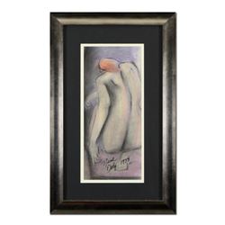Neal Doty (1941-2016), Framed Original Drawing, Dated 1973 Hand Signed with Certificate of Authentic