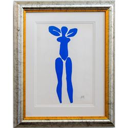 Henri Matisse- Lithograph "Verve- Nu Bleu I"