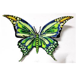 Patricia Govezensky- Original Painting on Cutout Steel "Butterfly CLXIX"