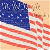 Image 2 : Steve Kaufman (1960-2010), "We the People" Limited Edition Silkscreen on Canvas, Numbered 41/50 and 