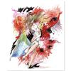 Image 1 : Lena Sotskova, "Just Dance" Mixed Media Original Painting, Hand Signed and with COA.