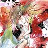 Image 2 : Lena Sotskova, "Just Dance" Mixed Media Original Painting, Hand Signed and with COA.