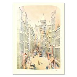 Rolf Rafflewski, "Paris II" Limited Edition Lithograph, Numbered and Hand Signed.