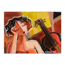 Michael Kerzner, Original Acrylic Painting on Canvas, Hand Signed with Certificate of Authenticity.
