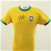 Image 1 : Brazil Soccer Jersey Autographed by Legendary Footballer, Pele.