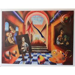 Alexander Astahov- Original Giclee on Canvas "The Artist"