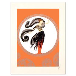Erte (1892-1990), "Flames of Love" Limited Edition Serigraph from an AP Edition, Hand Signed with Ce
