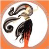 Image 2 : Erte (1892-1990), "Flames of Love" Limited Edition Serigraph from an AP Edition, Hand Signed with Ce