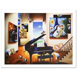 "Lover's Song" Limited Edition Giclee on Canvas (40" x 30") by Ferjo, Numbered and Hand Signed by th