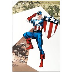 Marvel Comics "Captain America Corps #2" Numbered Limited Edition Giclee on Canvas by Phil Jimenez w