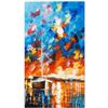 Image 1 : Leonid Afremov "Night Comes" Limited Edition Giclee on Canvas, Numbered and Signed; Certificate of A