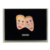 Image 1 : George Marlowe "Just the Two of Us" Framed Original Hand Made Ceramic Mask Sculpture; COA